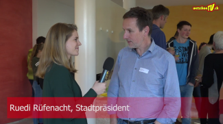 Medien Beitrag Wetzikon TV Mirja interviewt Rüfenacht