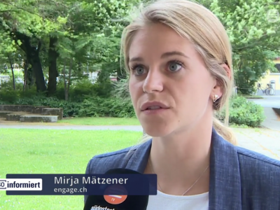 Medien Beitrag TV Südostschweiz Mirja Glarus