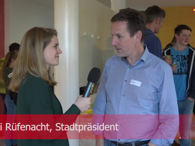 Medien Beitrag Wetzikon TV Mirja interviewt Rüfenacht
