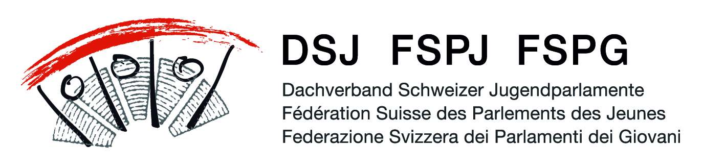 Logo des DSJ (Dachverband Schweizer Jugendparlamente)