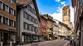 Bild des Zentrums von Uznach