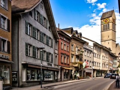 Bild des Zentrums von Uznach